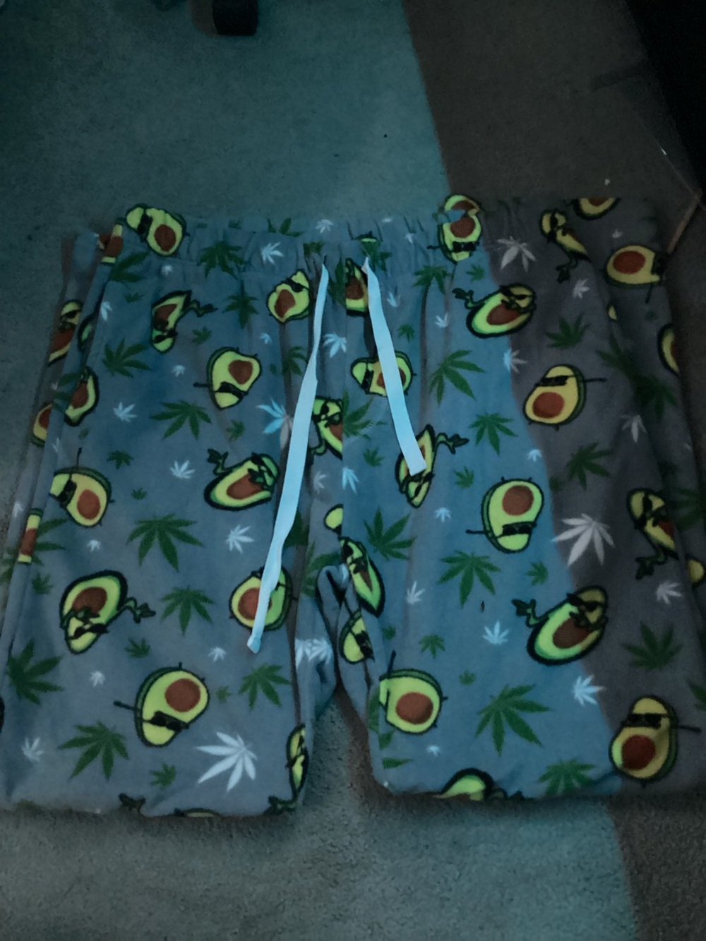 Avacado pj pants